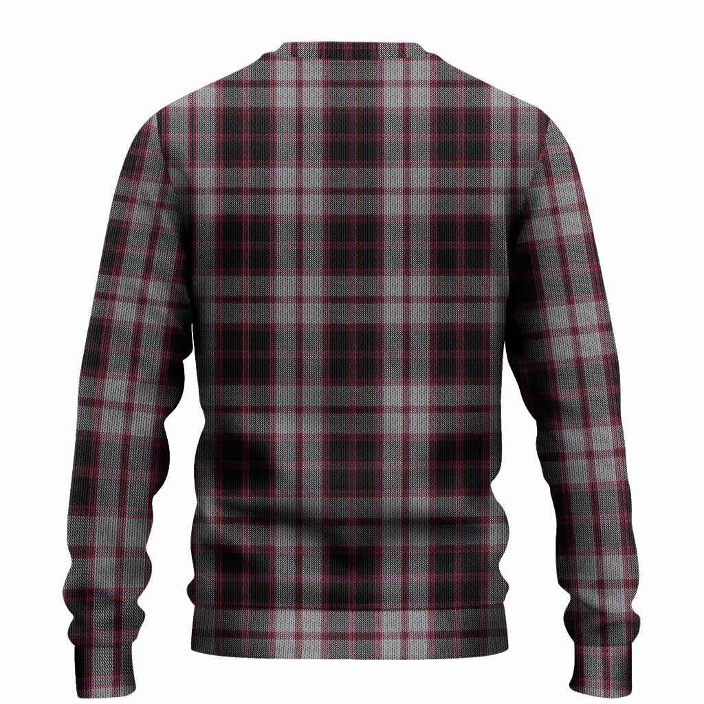 MacPherson (McPherson) Tartan Crest Knitted Sweater Ferocious Lion Style