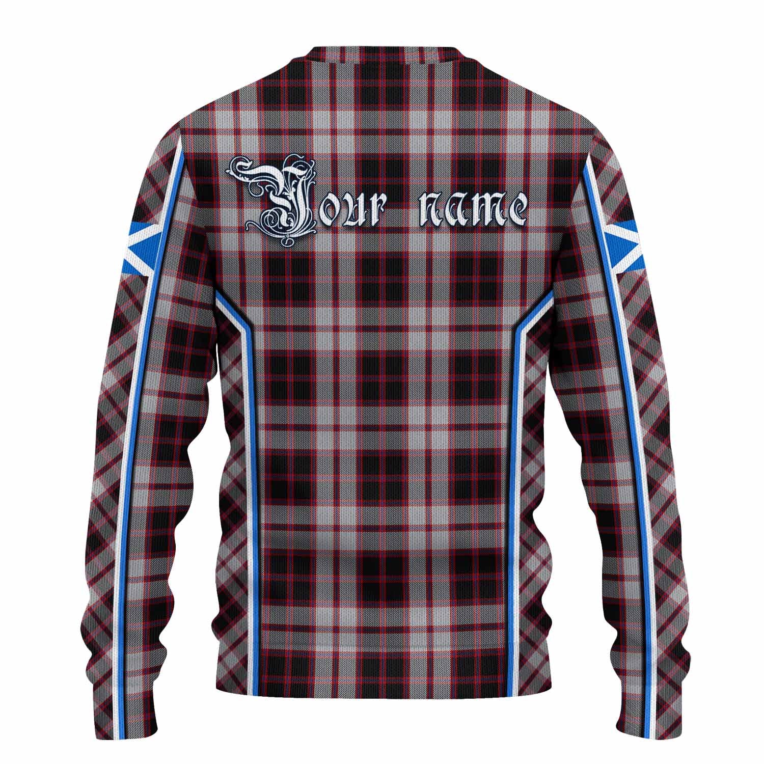 MacPherson (McPherson) Tartan Crest Knitted Sweater Scotland Coat of Arm Flag Style - Tartan Vibes Clothing