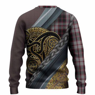 MacPherson (McPherson) Tartan Crest Knitted Sweater Scottish Triskele Celtic