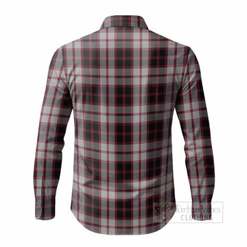 MacPherson (McPherson) Tartan Crest Long Sleeve Button Shirts Ferocious Lion Style