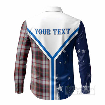 MacPherson (McPherson) Tartan Crest Long Sleeve Button Shirts Scottish-American Heritage