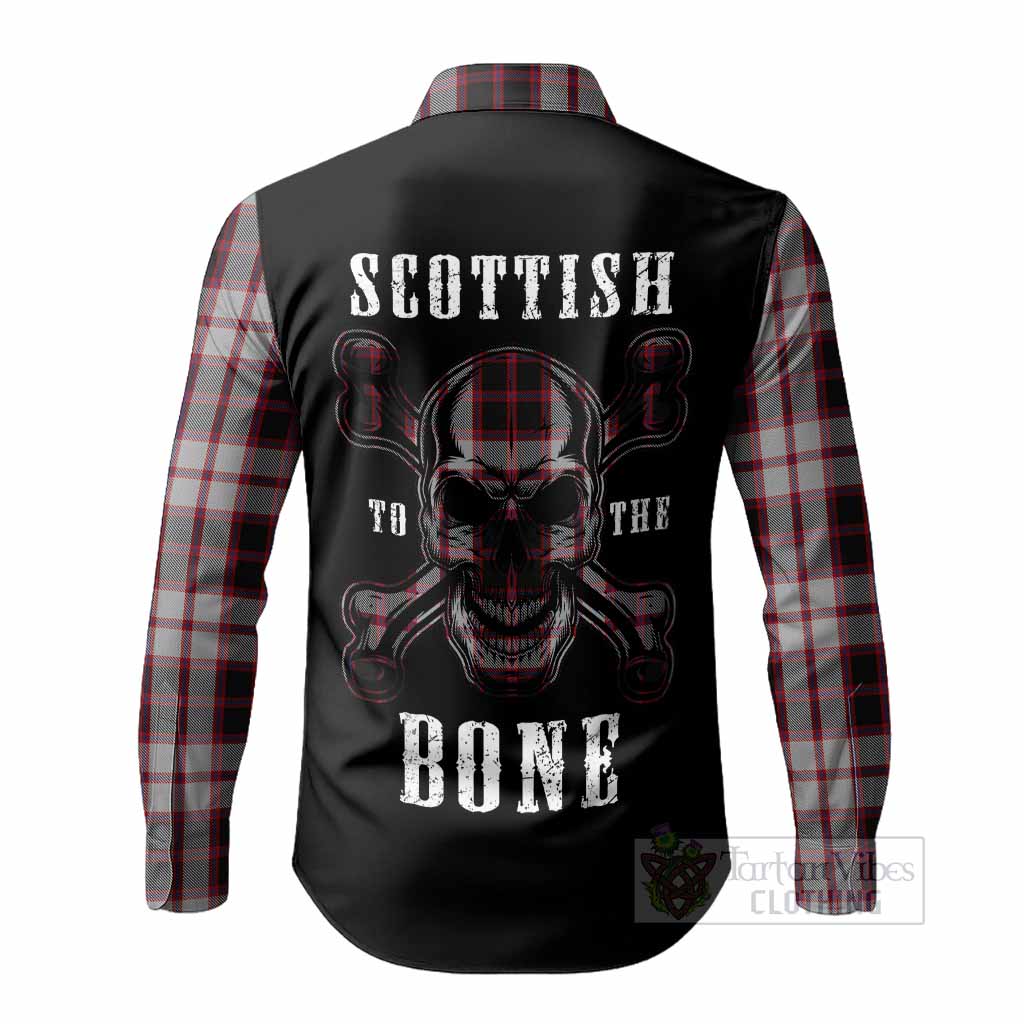 MacPherson (McPherson) Tartan Crest Long Sleeve Button Shirts Scottish To The Bone - Tartan Vibes Clothing