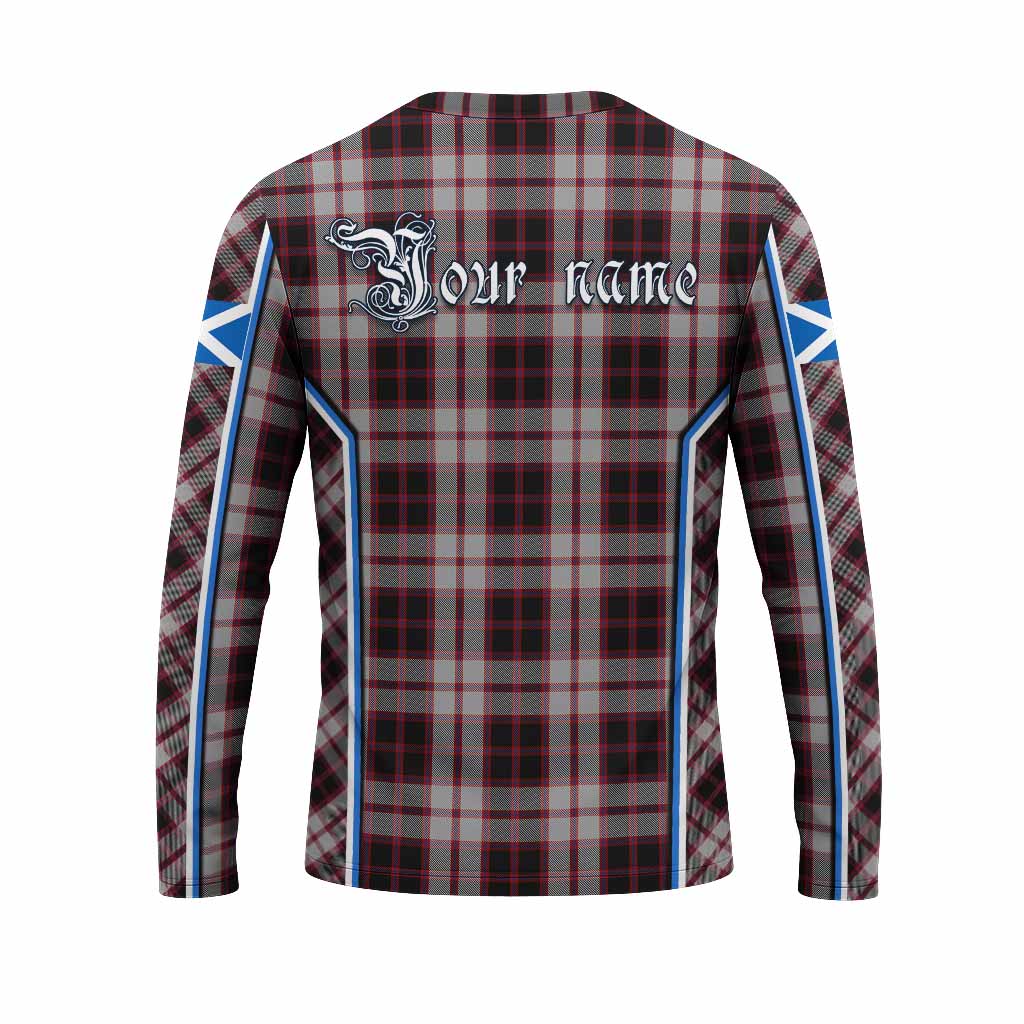 MacPherson (McPherson) Tartan Crest Long Sleeve T-Shirt Scotland Coat of Arm Flag Style - Tartan Vibes Clothing