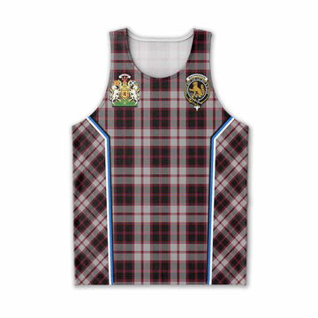 MacPherson (McPherson) Tartan Crest Men Tank Top Scotland Coat of Arm Flag Style