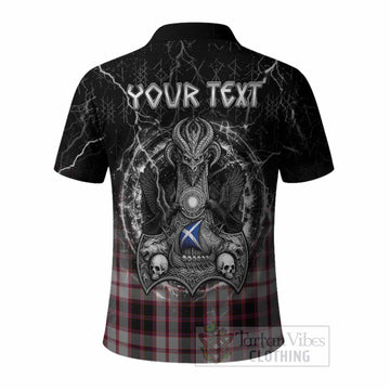MacPherson (McPherson) Tartan Crest Polo Shirt Celtic Odin's Raven Legacy