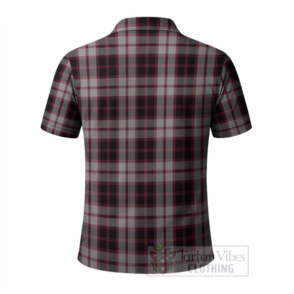 MacPherson (McPherson) Tartan Crest Polo Shirt Ferocious Lion Style