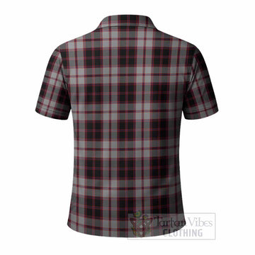 MacPherson (McPherson) Tartan Crest Polo Shirt Ferocious Lion Style