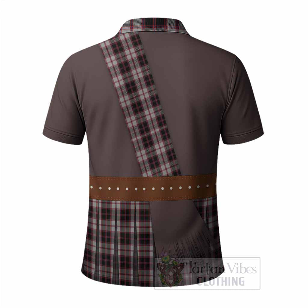 MacPherson (McPherson) Tartan Crest Polo Shirt Kilt Costume Style