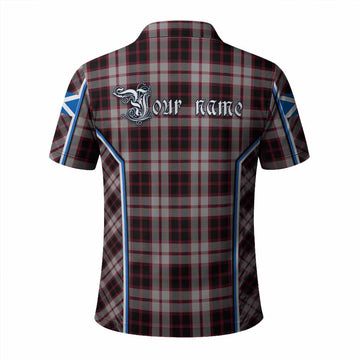 MacPherson (McPherson) Tartan Crest Polo Shirt Scotland Coat of Arm Flag Style - Tartan Vibes Clothing