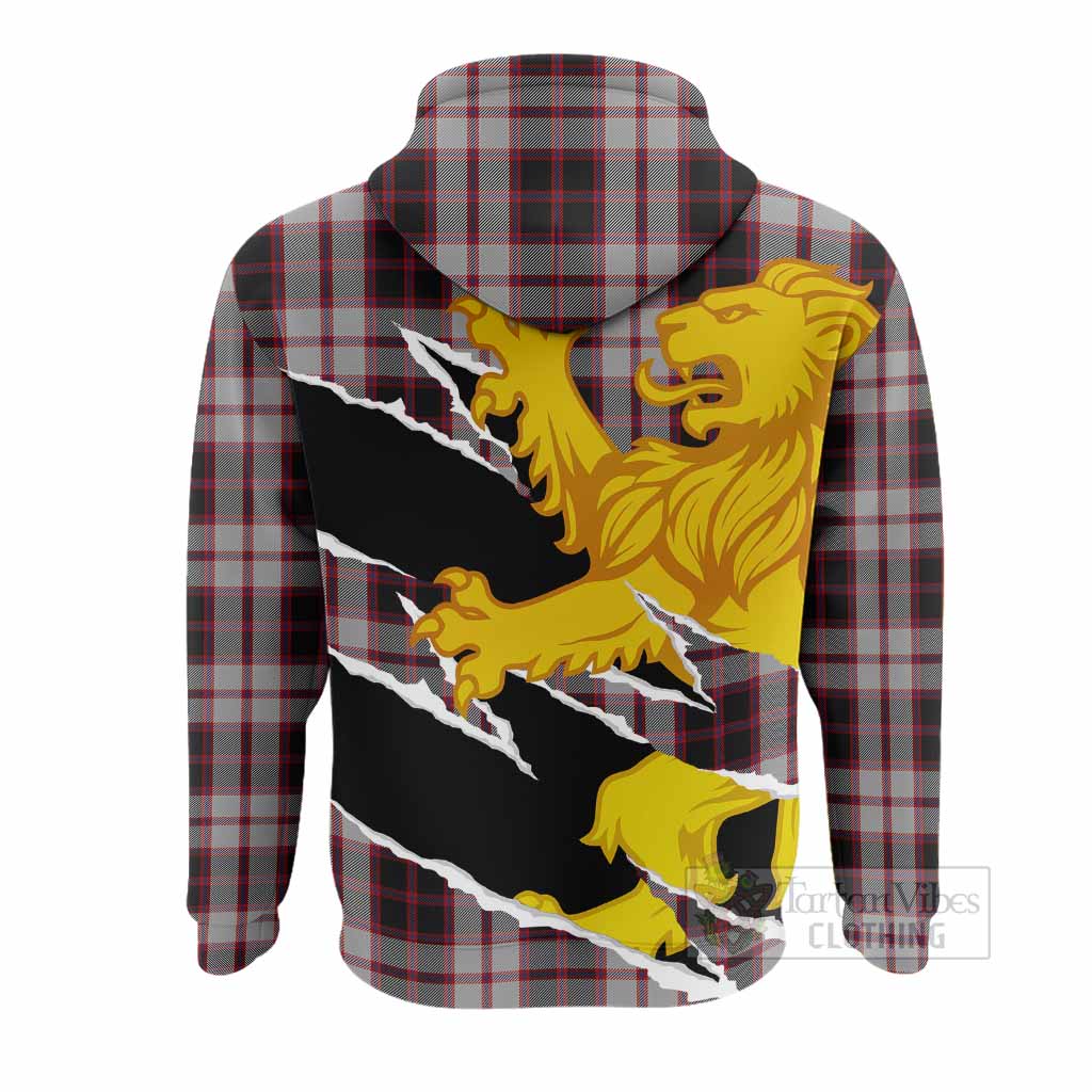 MacPherson (McPherson) Tartan Crest Scottish Hoodie Heraldic Golden Lion