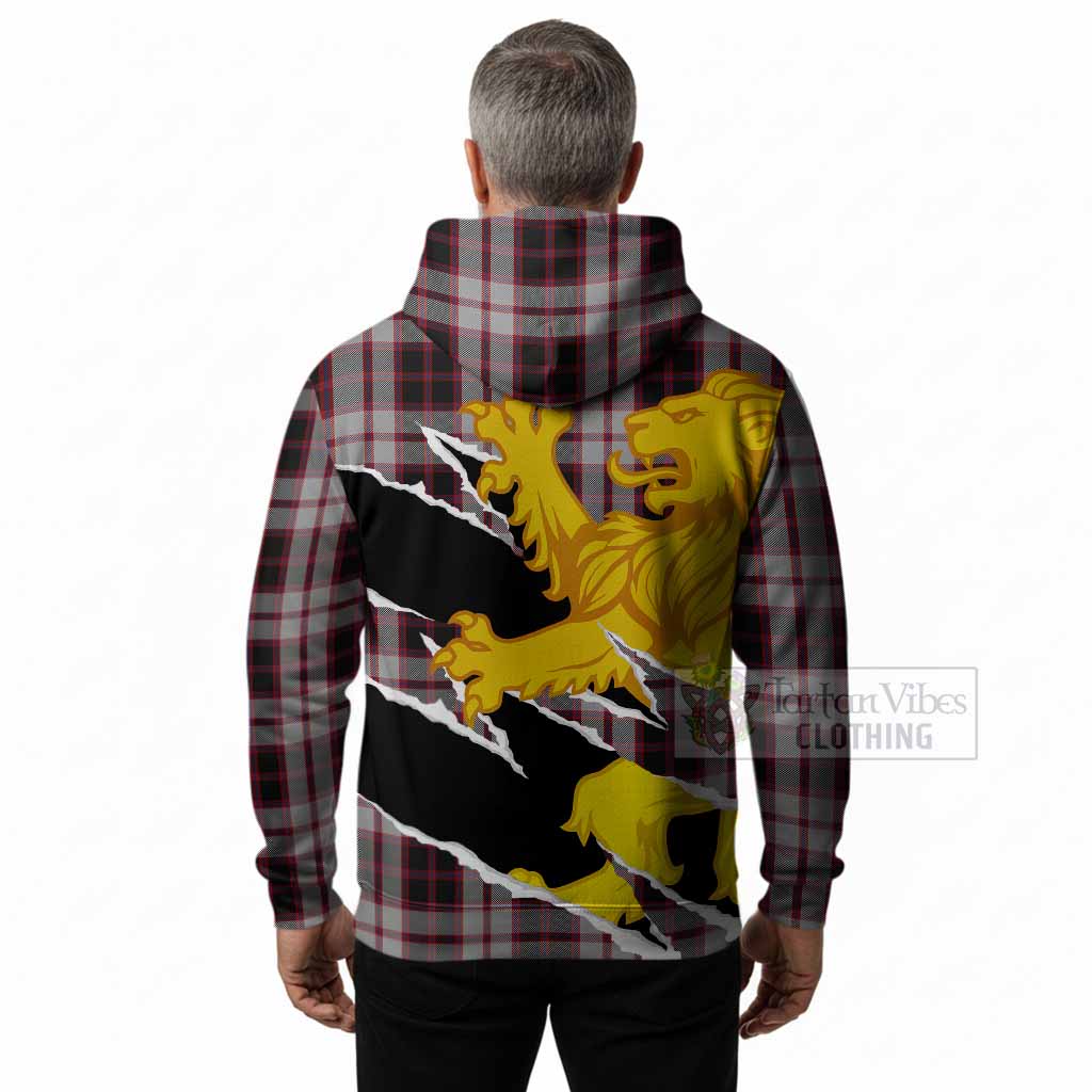 MacPherson (McPherson) Tartan Crest Scottish Hoodie Heraldic Golden Lion