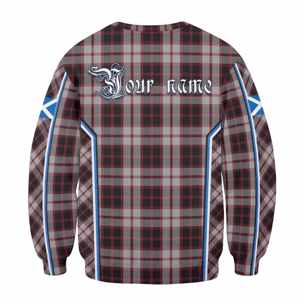 MacPherson (McPherson) Tartan Crest Sweatshirt Scotland Coat of Arm Flag Style - Tartan Vibes Clothing