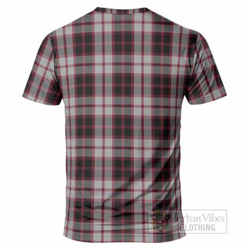 MacPherson (McPherson) Tartan Crest T-Shirt Ferocious Lion Style