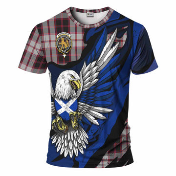 MacPherson (McPherson) Tartan Crest T-Shirt Scottish Eagle Grunge Style