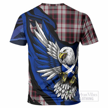 MacPherson (McPherson) Tartan Crest T-Shirt Scottish Eagle Grunge Style