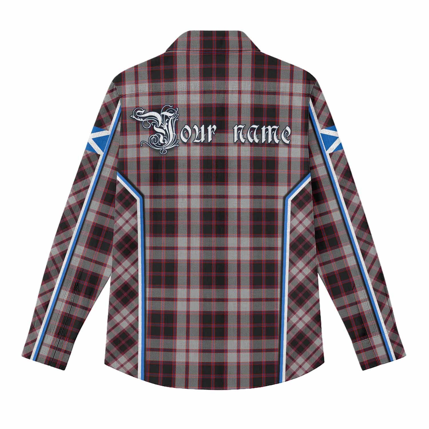 MacPherson (McPherson) Tartan Crest Women Casual Shirt Scotland Coat of Arm Flag Style - Tartan Vibes Clothing