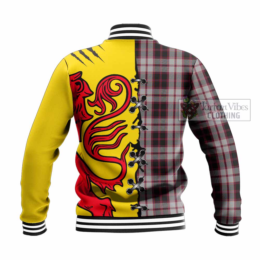 MacPherson (McPherson) Tartan Family Crest Baseball Jacket Lion Rampant Honor - Tartan Vibes Clothing