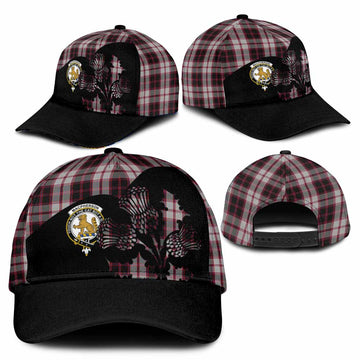 MacPherson (McPherson) Tartan Family Crest Classic Cap Scotland Thistle Floral Flag Style