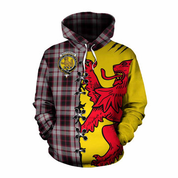 MacPherson (McPherson) Tartan Family Crest Cotton Hoodie Lion Rampant Honor - Tartan Vibes Clothing