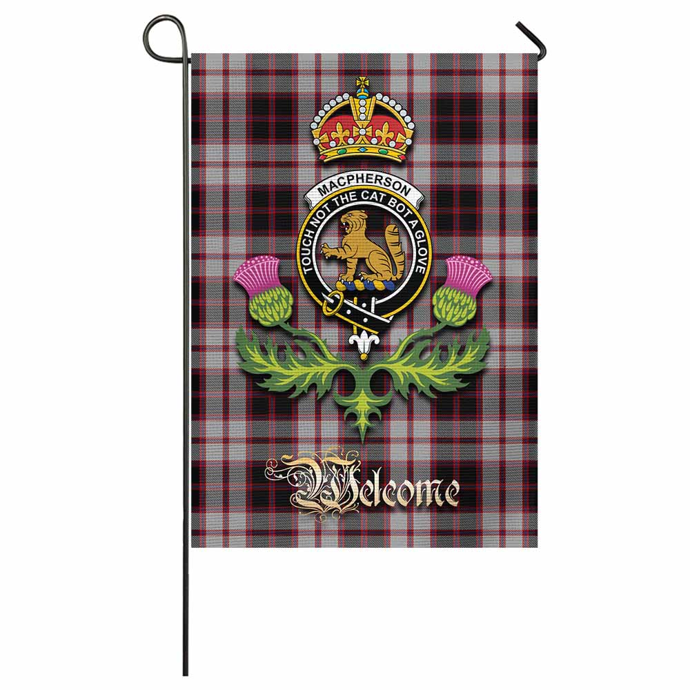 MacPherson (McPherson) Tartan Family Crest Garden Flag Royal Thistle Welcome Style - Tartan Vibes Clothing