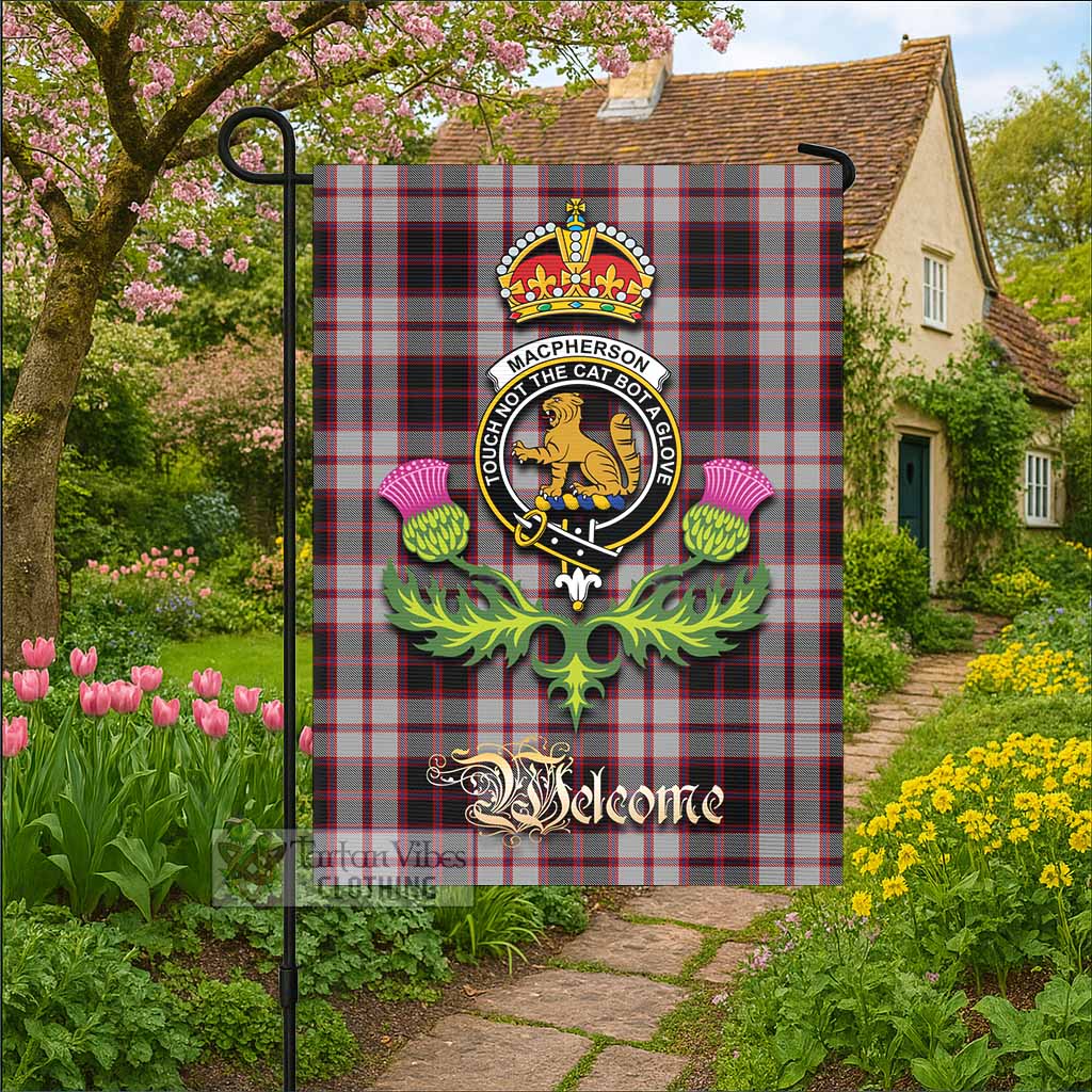 MacPherson (McPherson) Tartan Family Crest Garden Flag Royal Thistle Welcome Style - Tartan Vibes Clothing