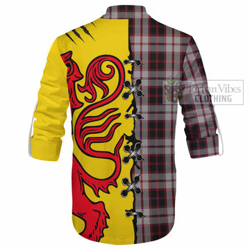 MacPherson (McPherson) Tartan Family Crest Ghillie Kilt Shirt Lion Rampant Honor
