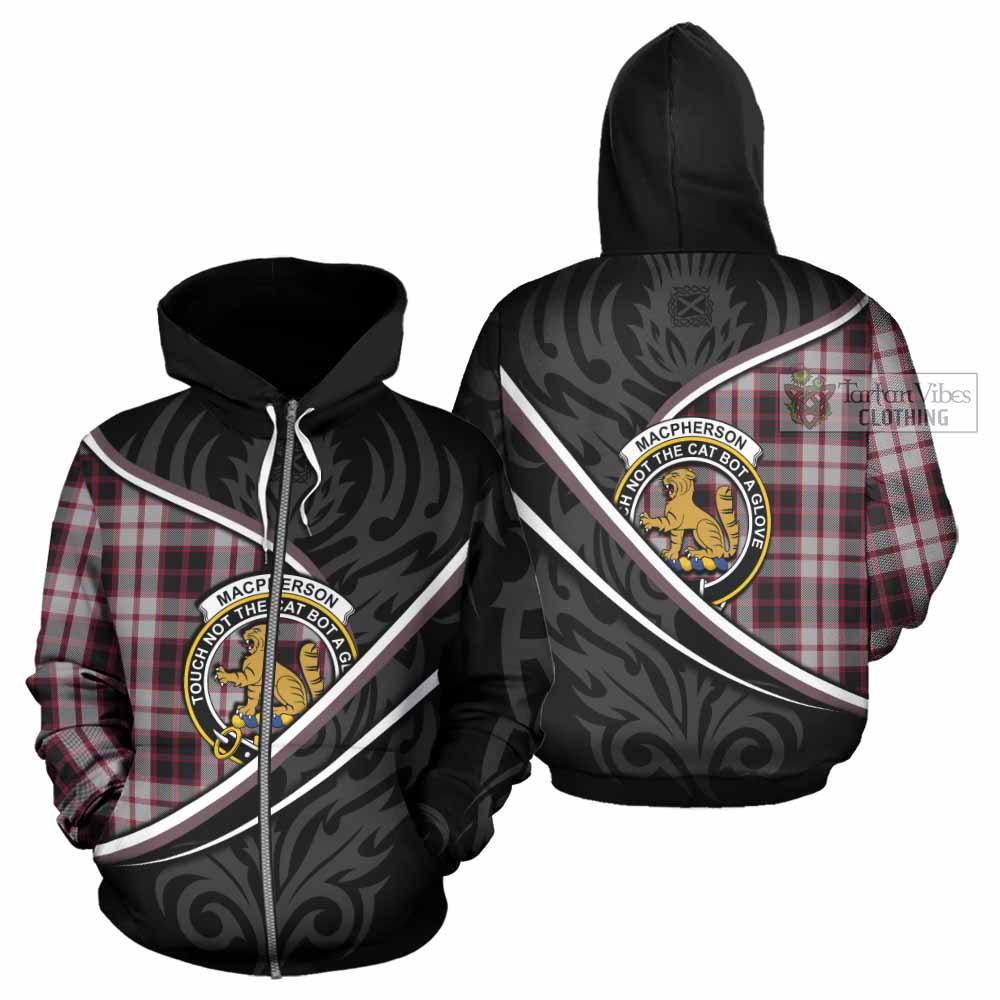 MacPherson (McPherson) Tartan Family Crest Hoodie Celtic Scottish Thistle Floral - Tartan Vibes Clothing