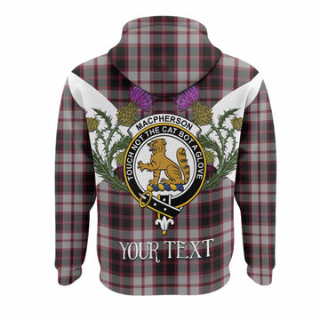 MacPherson (McPherson) Tartan Family Crest Hoodie Scottish Burns Night Thistle Floral