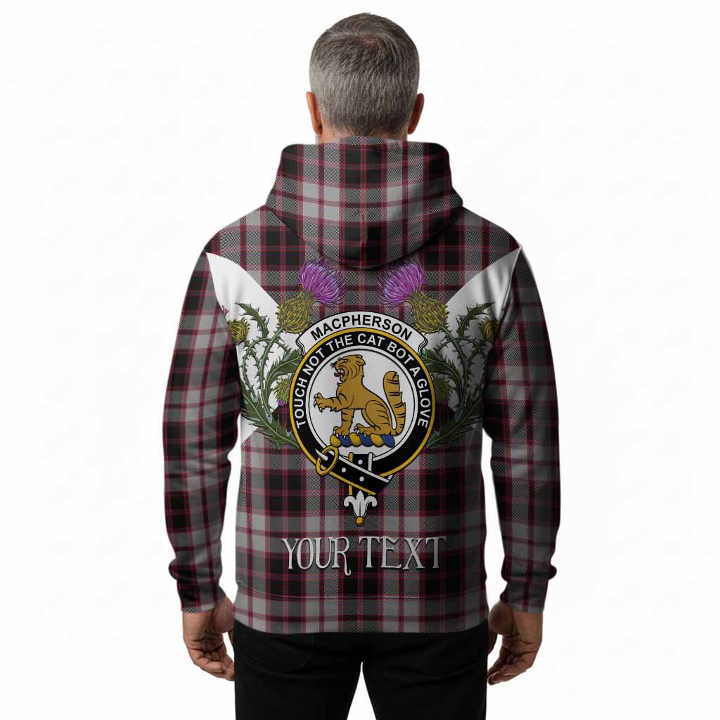 MacPherson (McPherson) Tartan Family Crest Hoodie Scottish Burns Night Thistle Floral