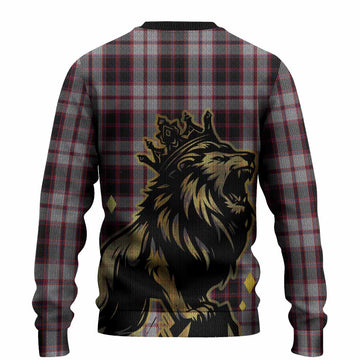 MacPherson (McPherson) Tartan Family Crest Knitted Sweater Crowned Lion Roaring