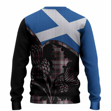 MacPherson (McPherson) Tartan Family Crest Knitted Sweater Scotland Thistle Floral Flag Style