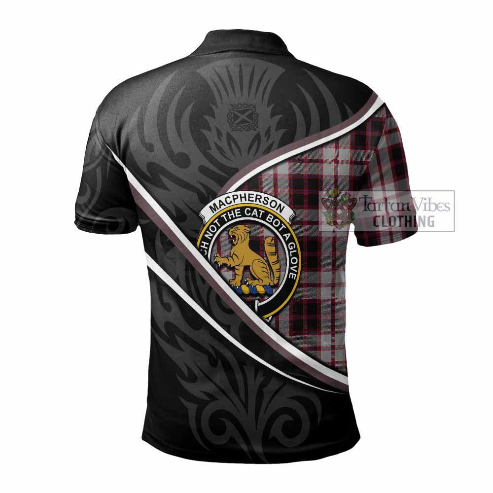 MacPherson (McPherson) Tartan Family Crest Polo Shirt Celtic Scottish Thistle Floral - Tartan Vibes Clothing