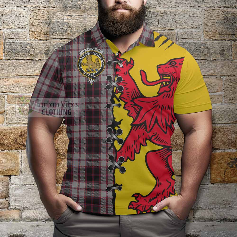 MacPherson (McPherson) Tartan Family Crest Polo Shirt Lion Rampant Honor - Tartan Vibes Clothing