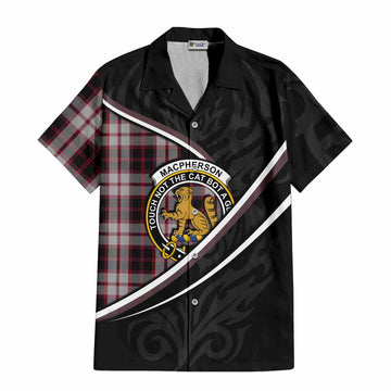 MacPherson (McPherson) Tartan Family Crest Hawaiian Shirt Celtic Scottish Thistle Floral