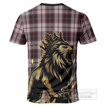 MacPherson (McPherson) Tartan Family Crest T-Shirt Crowned Lion Roaring