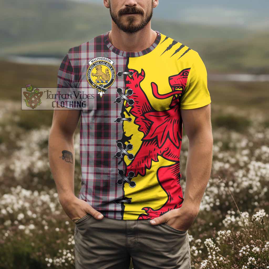 MacPherson (McPherson) Tartan Family Crest T-shirt Lion Rampant Honor - Tartan Vibes Clothing
