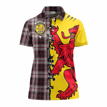 MacPherson (McPherson) Tartan Family Crest Women's Polo Shirt Lion Rampant Honor