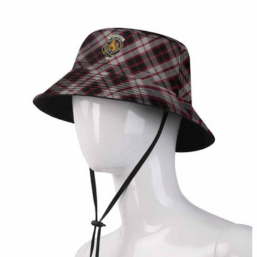 MacPherson (McPherson) Tartan Fishing Hat with Family Crest