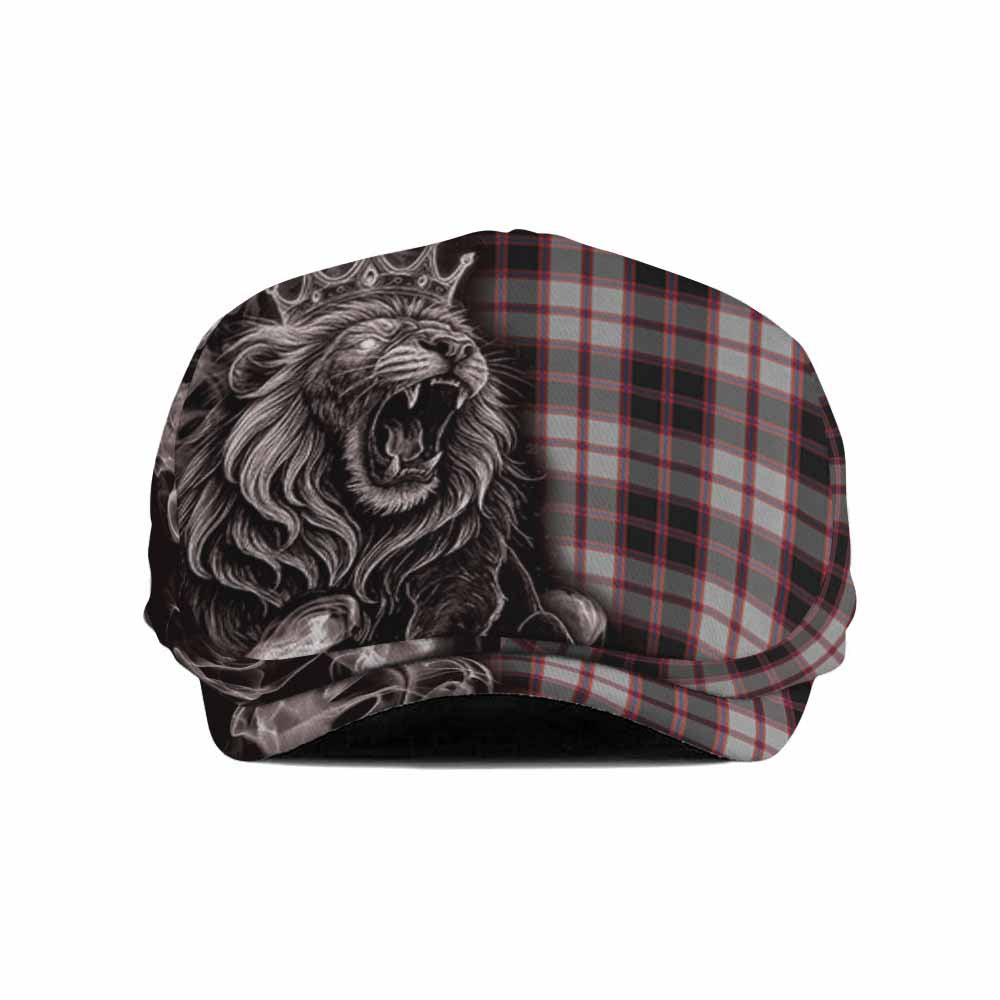 MacPherson (McPherson) Tartan Flat Cap, Jeff Cap Roaring Lion Heritage
