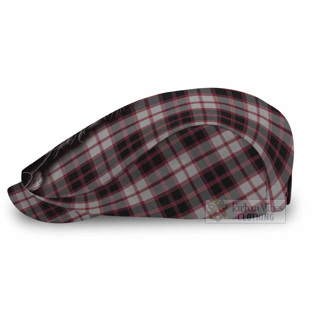 MacPherson (McPherson) Tartan Flat Cap, Jeff Cap Roaring Lion Heritage