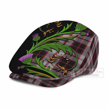 MacPherson (McPherson) Tartan Flat Cap, Jeff Cap Scottish Thistle Pride Heritage Art