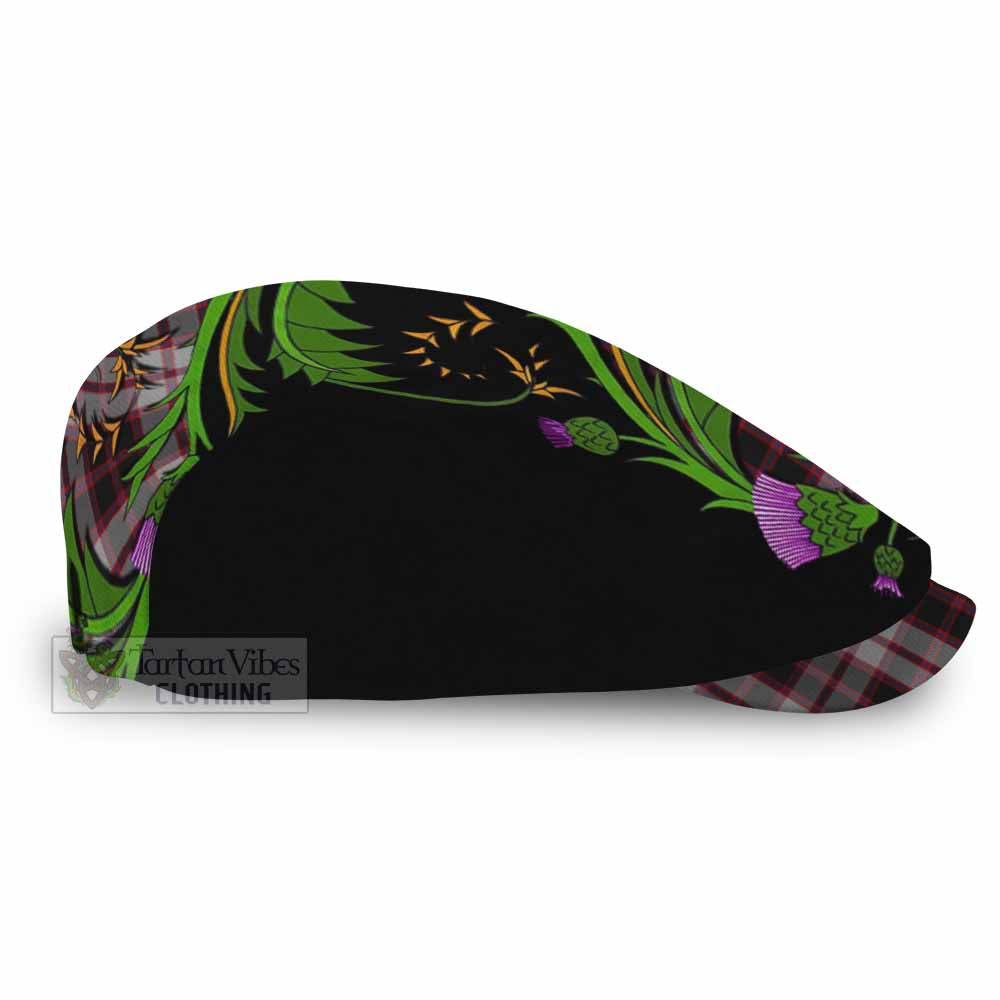 MacPherson (McPherson) Tartan Flat Cap, Jeff Cap Scottish Thistle Pride Heritage Art - Tartan Vibes Clothing