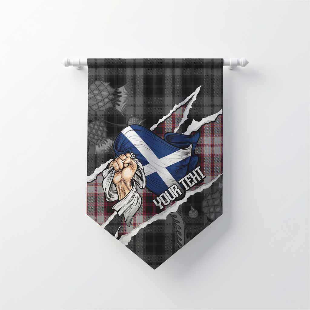 MacPherson (McPherson) Tartan Gonfalon Hands with Scotland National Flags Chevron - Tartan Vibes Clothing