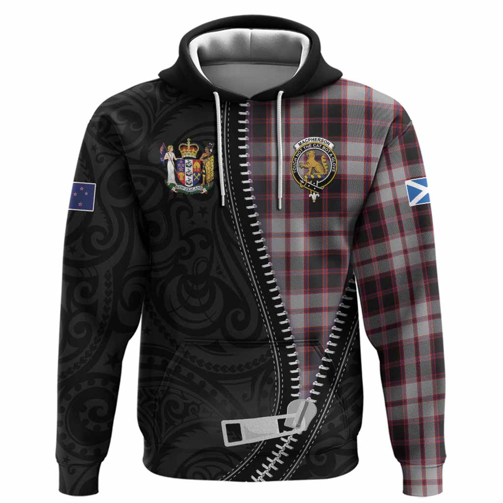 MacPherson (McPherson) Tartan Hoodie New Zealand Pattern Unique Zipper Stylized
