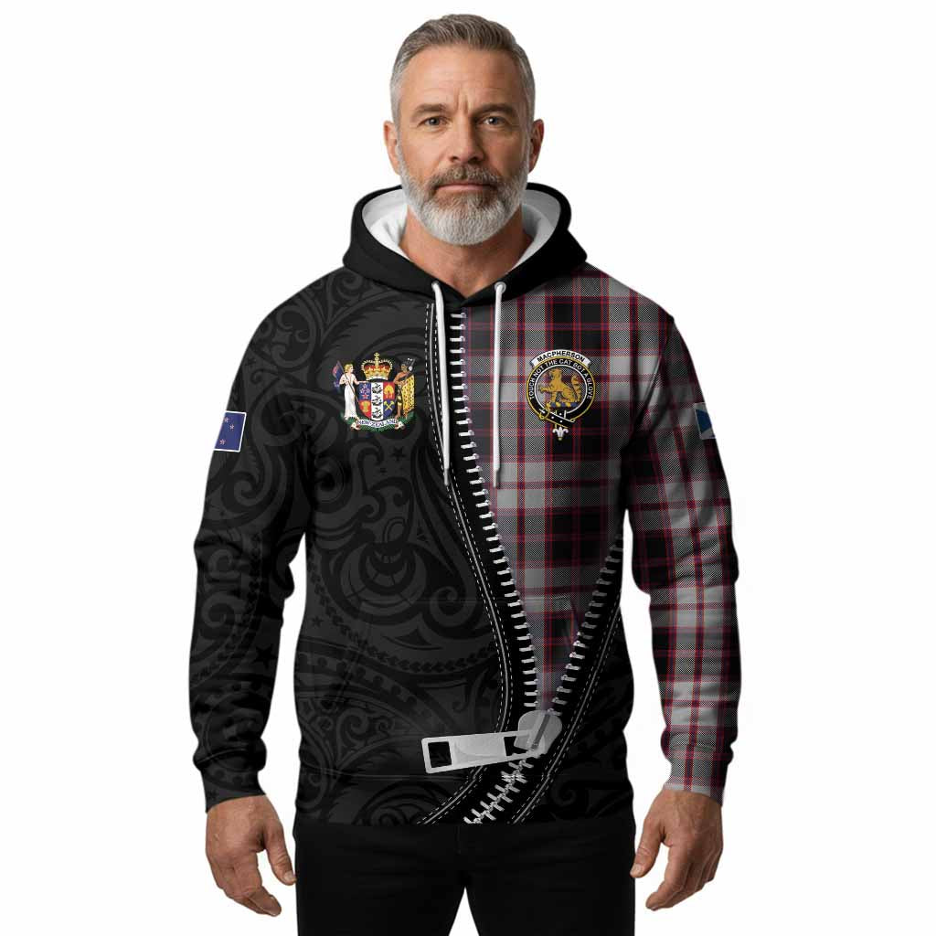 MacPherson (McPherson) Tartan Hoodie New Zealand Pattern Unique Zipper Stylized