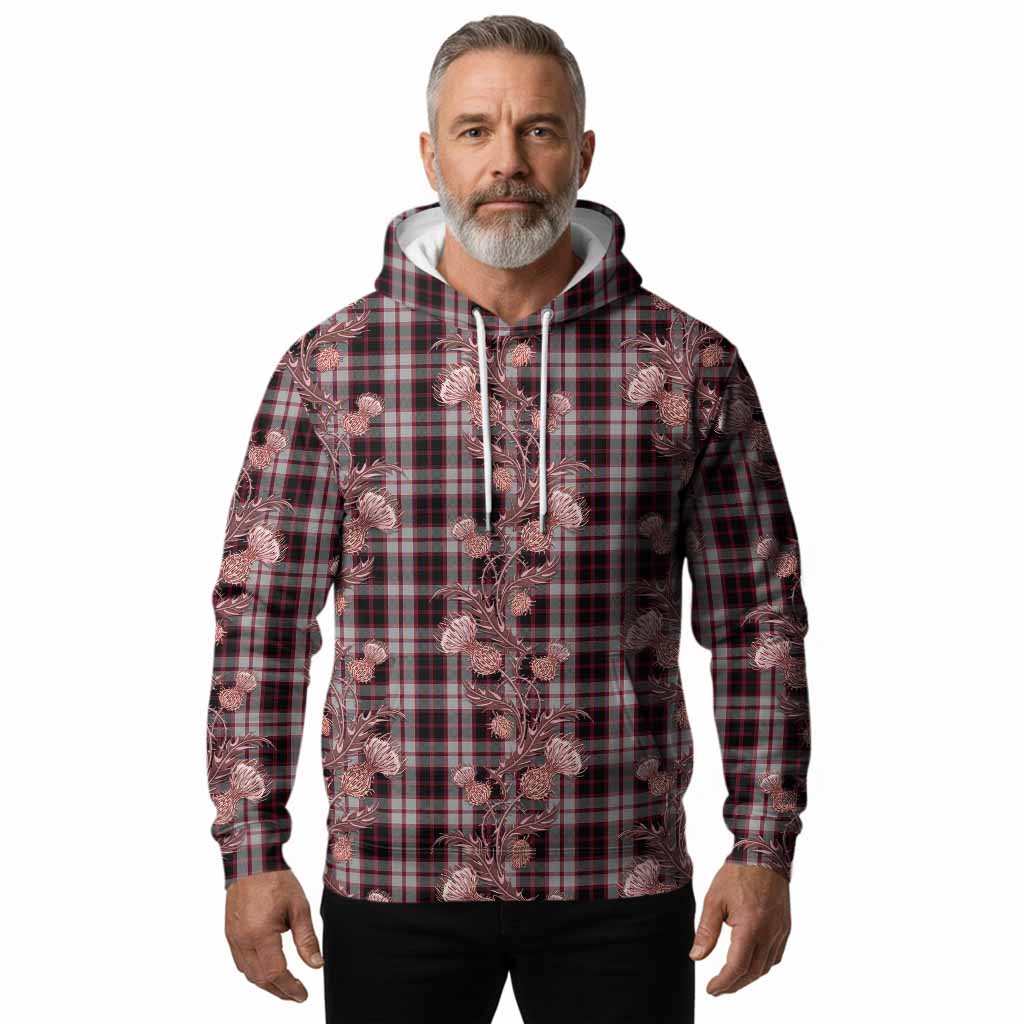 MacPherson (McPherson) Tartan Hoodie Seamless Scottish Thistle Flowers