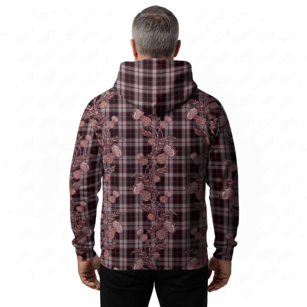 MacPherson (McPherson) Tartan Hoodie Seamless Scottish Thistle Flowers
