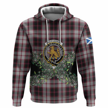 MacPherson (McPherson) Tartan Hoodie Thistle Scottish Spirit