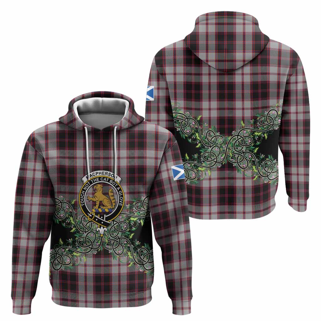 MacPherson (McPherson) Tartan Hoodie Thistle Scottish Spirit
