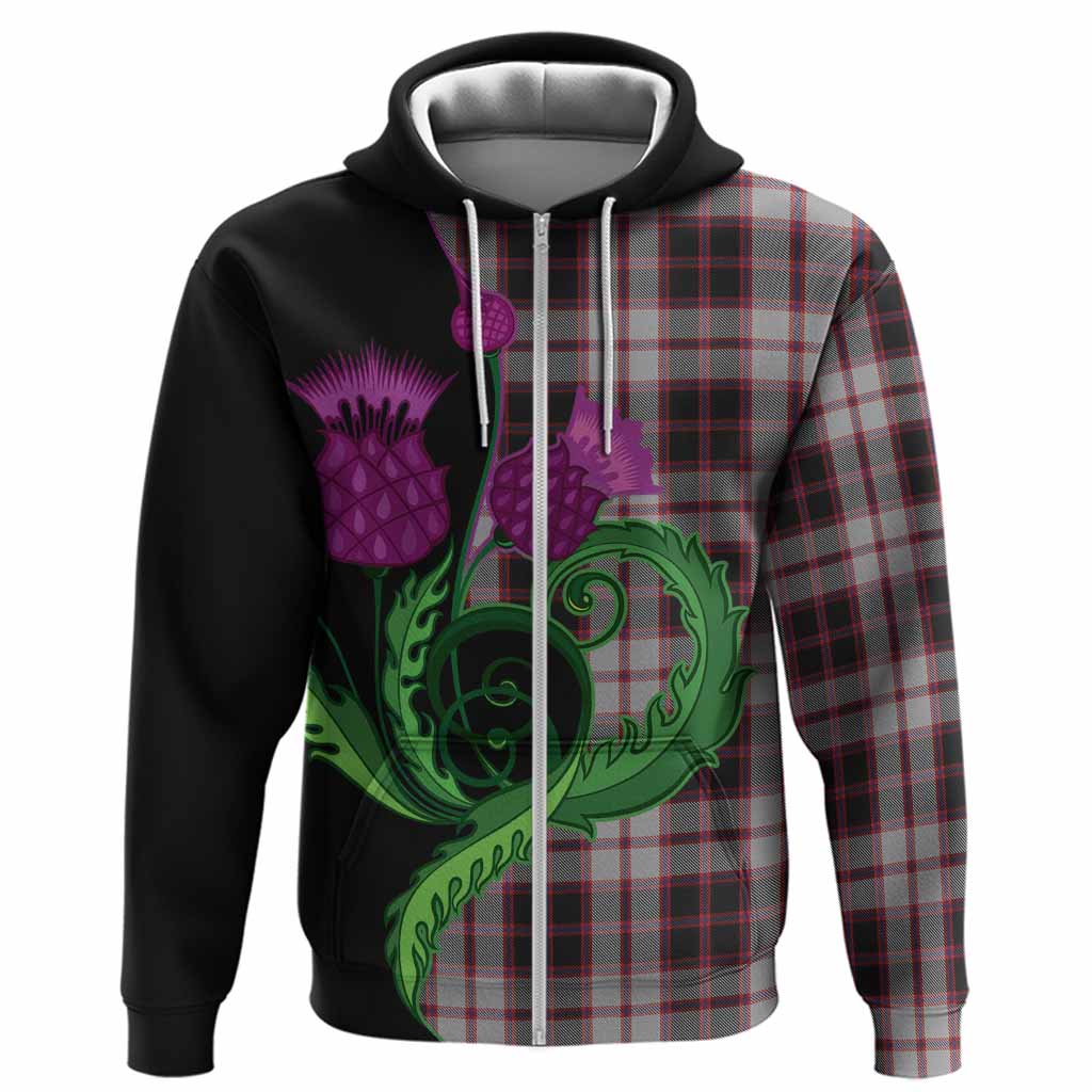 MacPherson (McPherson) Tartan Hoodie Traditional Scottish Thistle